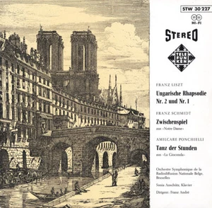 Telefunken STEREO 10" STW-30227 B/Silver ANSCHUTZ Piano LISZT SCHMIDT PONCHIELLI - Picture 1 of 3