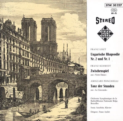 Telefunken STEREO 10" STW-30227 B/Silver ANSCHUTZ Piano LISZT SCHMIDT PONCHIELLI - Image 1 of 3