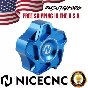 Tapa del tanque de combustible de gasolina CNC Polaris RZR S 800 2009-2014 EPS 2013-2014 LE 2011-12 azul - Imagen 1 de 11