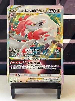 Hisuian Zoroark VSTAR SWSH298 SWSH: Sword & Shield Promo Cards Holo - Image 1 of 2
