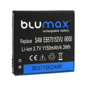 Batteria Blumax 1150mAh per Samsung Galaxy I9000,i9000 Galaxy S,I9001 - Foto 1 di 4