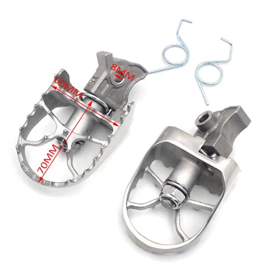 Clavijas de pie pesadas de acero inoxidable para 13-14 BMW R1200GS ADV/ 00-12 F650GS G650GS Foto 1 de 4