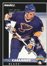 1992-93 Pinnacle French Hockey #398 Vitali Karamnov RC