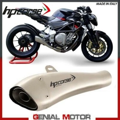 Tubo De Escape Hp Corse Hydroform Satin Mv Agusta Brutale 910 750 2004 04 - Imagen 1 de 4