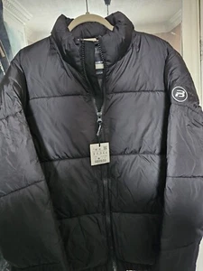 Pull & Bear Basic Puffer Jacket | Black - Medium - Picture 1 of 3