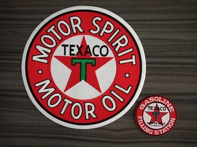 LARGE Size Patch TEXACO Motor OIL Motor Spirit Biker Embroidered Iron or Sew on  - Image 1 of 4