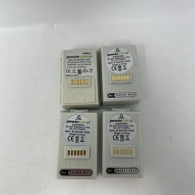 批量 4 件 未测试 Nyko 86036-A50 适用于 XBox 360 控制器电池组 电池 — 第 1/4 张图片