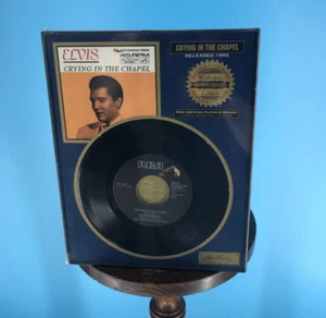 Elvis Crying in the Chapel Limited Series Custom 45 No. 14 of 90 Authorized - Picture 1 of 3