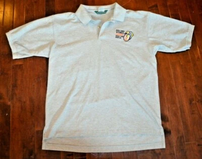 ROLLING STONES 2002-2003 "LICKS" TOUR POLO SHIRT Size (L) Large - Image 1 of 3