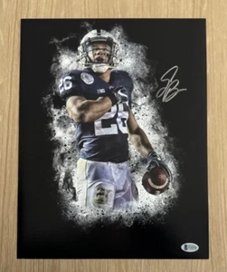 SAQUON BARKLEY SIGNED PENN STATE NITTANY LIONS 11X14 PHOTO BECKETT BAS - Picture 1 of 2