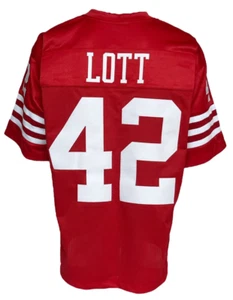 CUSTOM UNSIGNED RONNIE LOTT RED JERSEY XL - Picture 1 of 1
