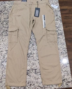 Pantalones cargo Jordan Craig Cargo para hombre 38/32 sarga caqui 5656mj - Imagen 1 de 13