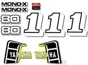 1982 YAMAHA YZ80 COMPETITION COMPLETE DECAL KIT - Picture 1 of 1