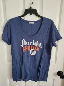 47' Florida Gators Collegiate Women's Blue Orange Scoop Neck Tee Size Small - Picture 1 of 6