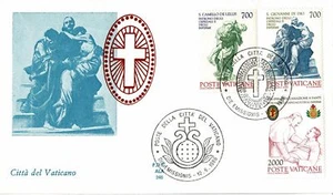 1986 FDC ALA VATICANO PATRONES DE LOS ENFERMOS 1 SOBRE NO CIRCULADO MF66912 - Imagen 1 de 1