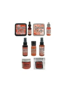 ¡EN STOCK! Juego Tim Holtz Distress Color of Month agosto 2020 - Crackling Fogata - Imagen 1 de 1