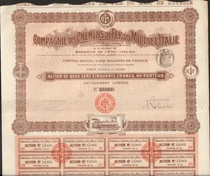 DECO => action: CHEMIN DE FER du MIDI de l'ITALIE (N) - Picture 1 of 1