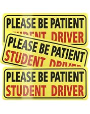 3 pcs Student Driver Magnet for Car, Please Be Patient Student Driver Magnet