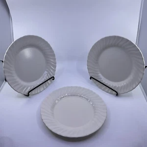 Franciscan Coronado Off White Matte 9 1/4” Plate / Luncheon Set Of 3 - Picture 1 of 8