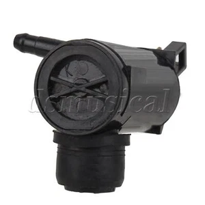 Black ABS 24V Micro Motor Windshield Washer Pump For All Most Cars and Vehicle - Foto 1 di 8