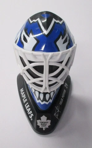 1996 McDonalds Mini Goalie Helmet Display Toronto Maple Leafs Flex Potvin #29 Cover
