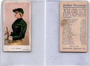 E47 American Caramel, Jockey, 1920er, DD Withers, American (A43) - Bild 1 von 1