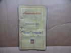 1958 Simca Aronde 1300 Owners Manual Original Vintage Maintenance Book 6th ed