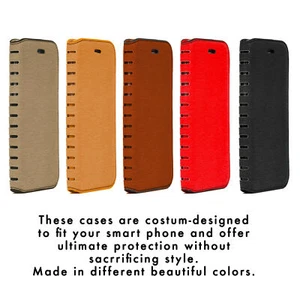 Luxury Magnetic Leather Wallet Flip Case Stand Protective Cover For Mobile Phone - Picture 1 of 36