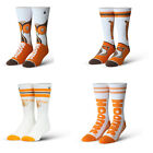 Odd Sox Hooters Socks - Orange/Black - NEW