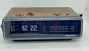 Vintage Panasonic RC-6035 Flip Clock AM FM Radio Back To The Future Working - Picture 1 of 15