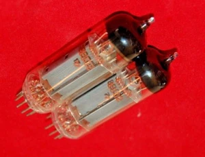 2x tubi 6p14p 1984 7189 6BQ5 NOS coppia abbinata forte ideale per amplificatore per chitarra - Foto 1 di 9