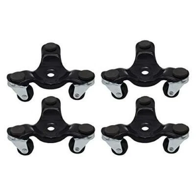 Grip 3 Wheel Furniture, Cabinet, Piano Movers Dolly 4 Pack (160 lb)