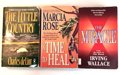 Fantasy Paranormal Paperback Book Charles De Lint Marcia Rose Irving Wallace 3x Foto 1 de 4