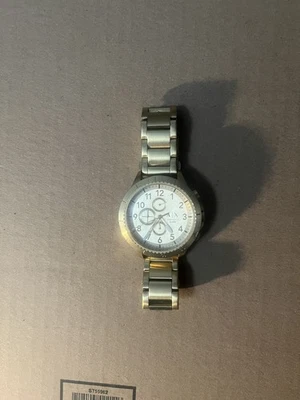 Reloj cronógrafo Armani Exchange para hombre tono dorado acero inoxidable AX1752 necesita batería Foto 1 de 4