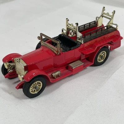 VINTAGE Matchbox Models Of Yesteryear Lesney Y-7 Rolls Royce Fire Engine Truck - Image 1 of 4