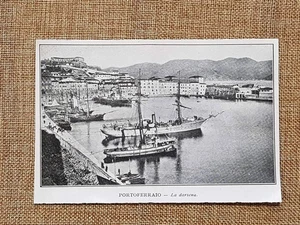 Portoferraio nel 1932 La Darsena veduta storica porto mediceo Isola d’Elba - Picture 1 of 1