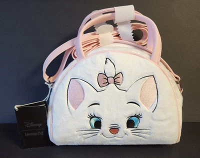 Loungefly Disney Aristocats Marie Crossbody Plush Purse Handbag Shoulder Bag New - Image 1 of 4