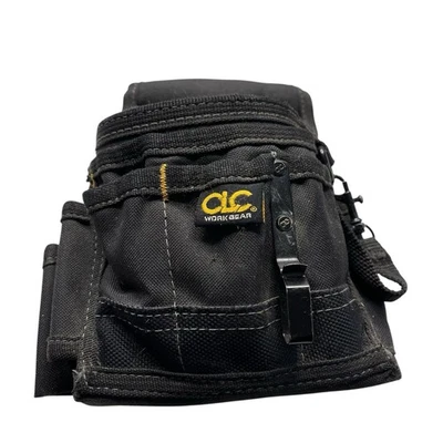 Clc Work Gear 1503 Tool Pouch, Tool Pouch, Black, Polyester, 9 Pockets Read!! - Image 1 of 3