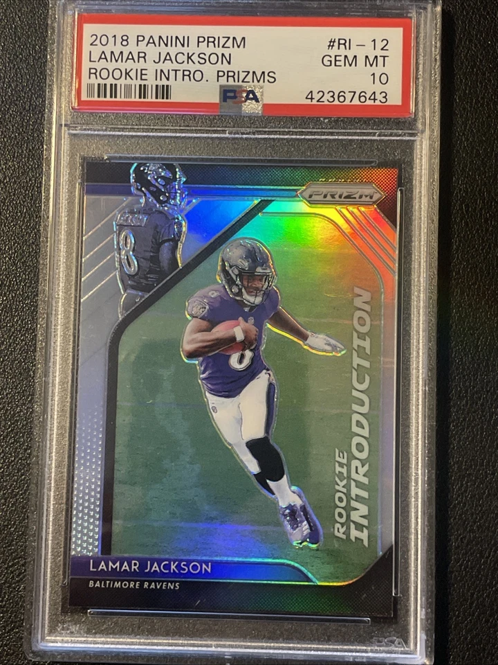 Panini Prizm Rookie Introduction 2018 Lamar Jackson #RI-12 Foto 1 de 2