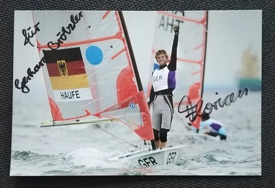15363 Florian Haufe Segeln Foto original signiert - Bild 1 von 2