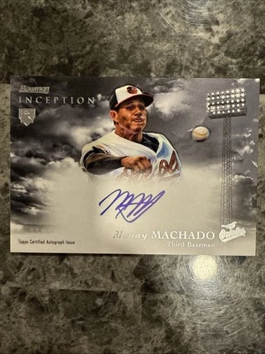 2013 Bowman Inception Autograph AUTO Manny Machado RC #RA-MM Orioles FUTURE HOF - Image 1 of 2