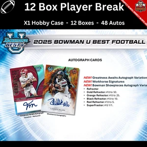 JADEN GREATHOUSE 2025 Bowman U Best Player Break 12 Box 1 Case 1643 - Picture 1 of 3