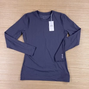 Camicia Fichi donna piccola grigia a costine manica lunga sottoscrub elasticizzata traspirante - Foto 1 di 13