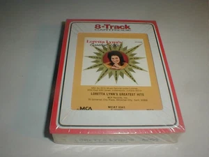 Loretta Lynn Greatest RCA CLUB 8 Track Tape SEALED 70's Female Country Folk Rock - Picture 1 of 7
