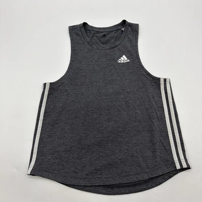 Adidas Primegren Aeroready Tank Top Women S Gray Logo .#37629 - Image 1 of 4