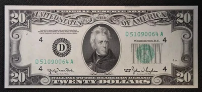 Gem UNC 1950 $20 Cleveland district Federal Reserve Note * - Image 1 of 3