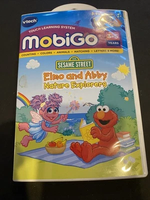 Vtech MobiGo Touch Learning System Sesame Street Elmo & Abby Nature Explorers  - Image 1 of 2