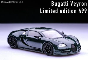 BUGATTI Veyron - Green Carbon - MORTAL 1:64 - Foto 1 di 6