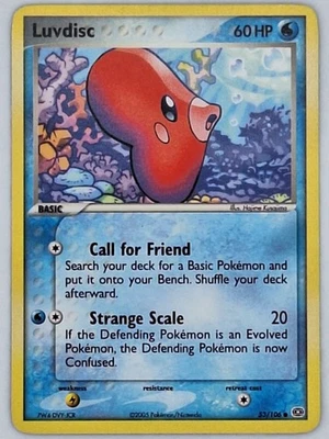 Luvdisc 53/106 Pokemon - EX Emerald LP - Image 1 of 2