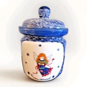 Country Blessings Angel 9" Canister Stoneware Cookie Jar  - Picture 1 of 6